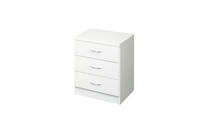 3 Drawer Bedside Chest